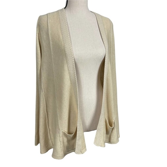 Anthropologie Angel Of The North Open Front Cashmere Blend Cardigan Size Small - Picture 4 of 11